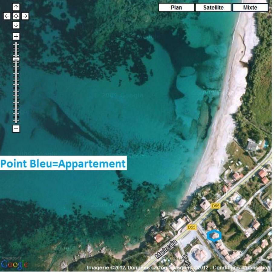 Vue Mer Panoramique Plage 50M Porticcio Corse 外观 照片